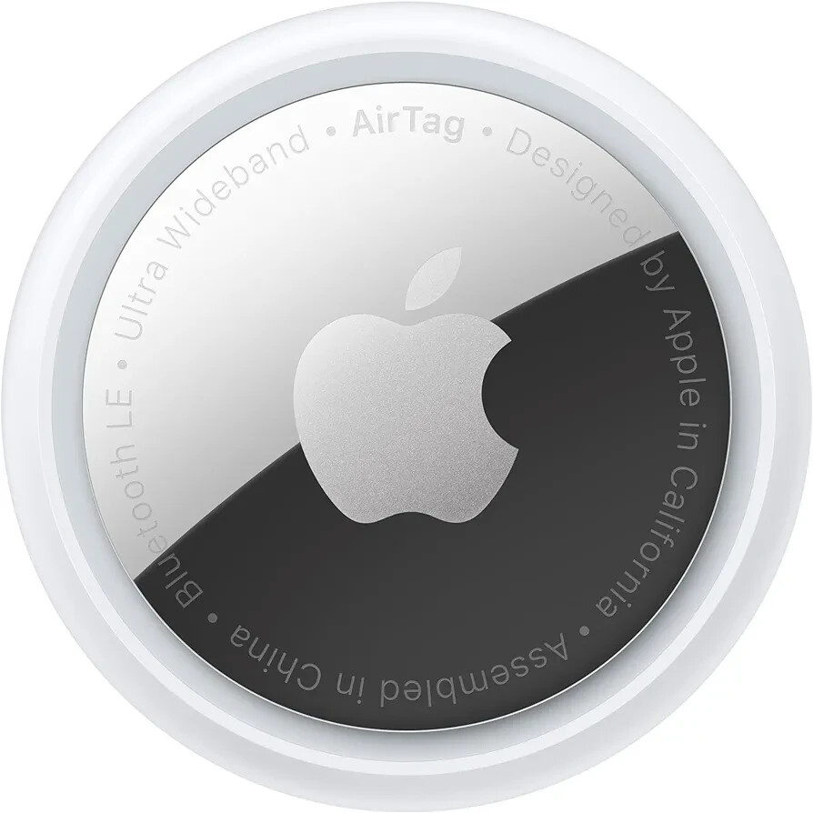 Apple AirTag Silver Bluetooth Tracker for Easy Item Location