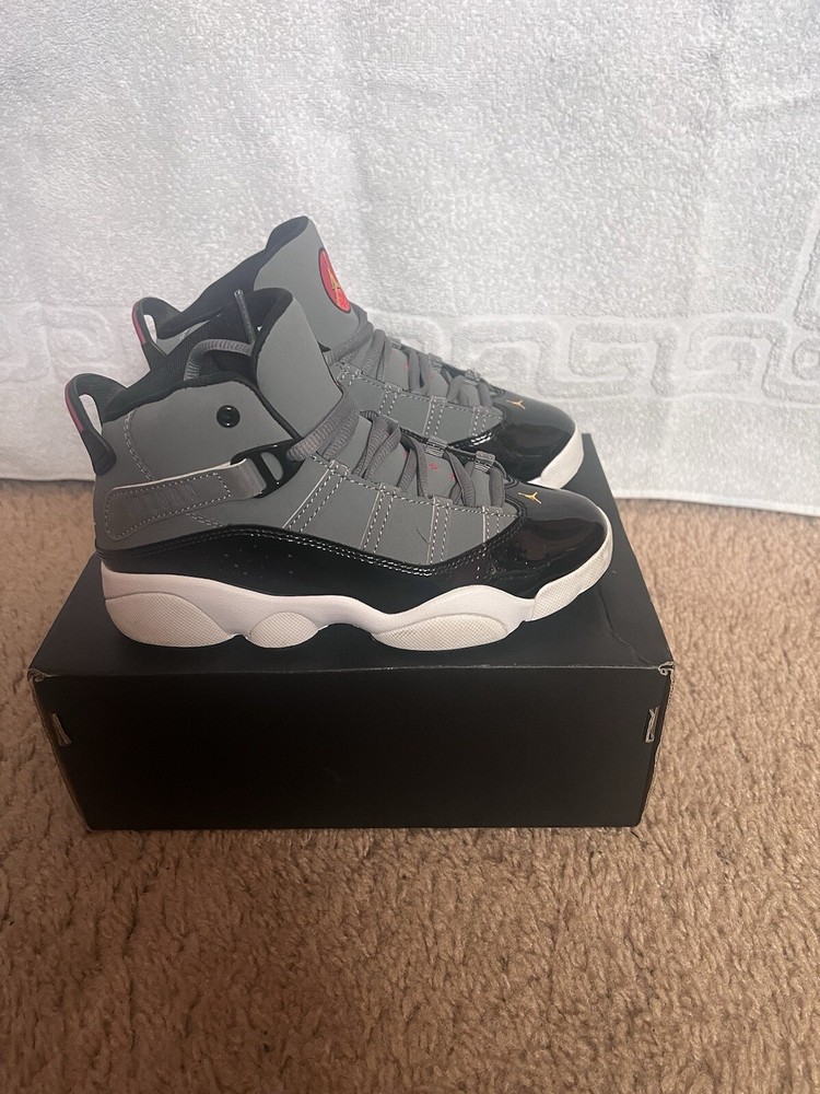 Air Jordan Shoes 6 Rings Smoke Grey Sz 1y 323429-022 Athletic Shoes