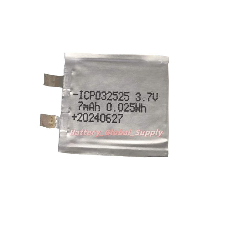 1 PCS ICP032525 Flexible Rechargeable Polymer Battery 7mah 3.7v 4.2v New