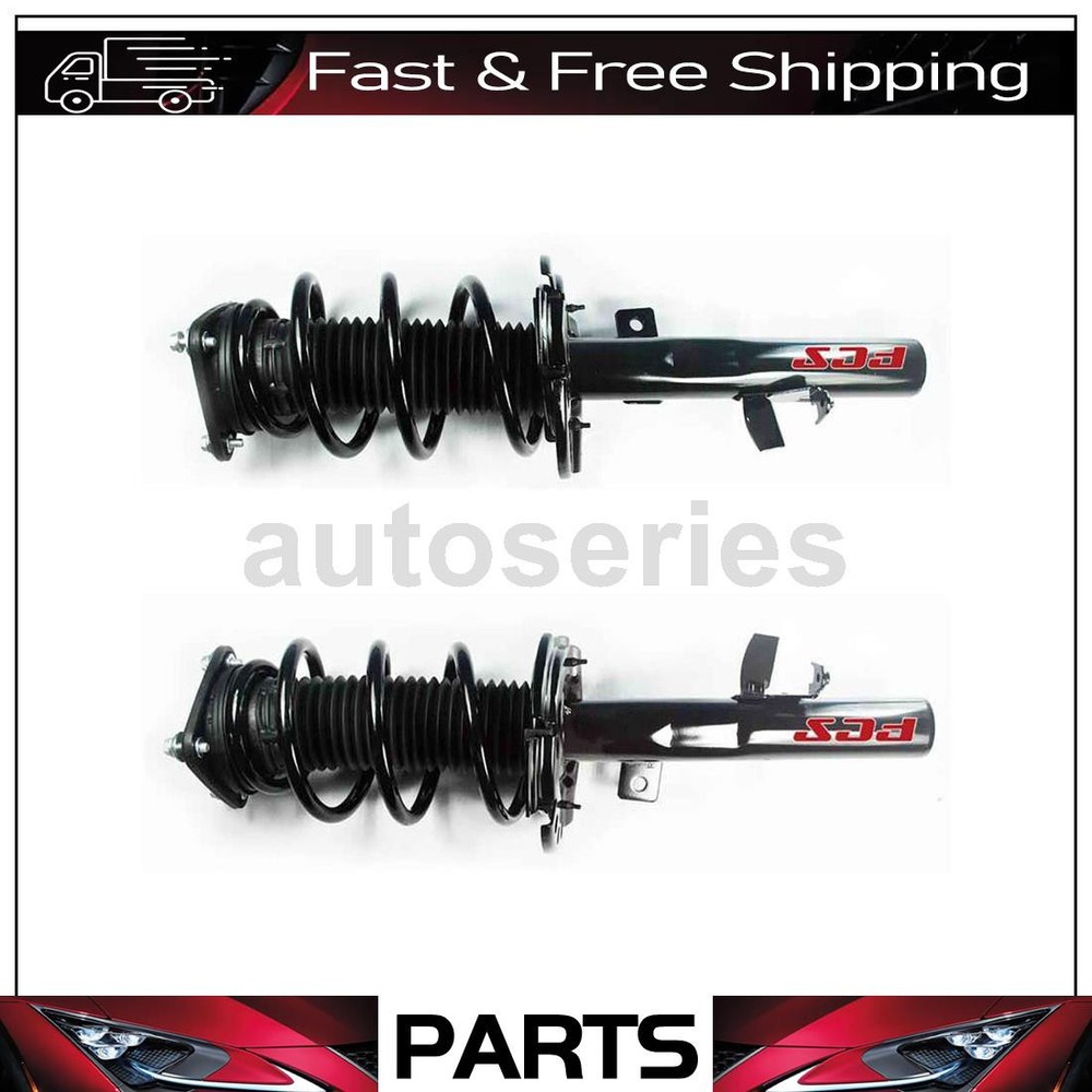 Front Left & Right Strut and Coil Spring Fits 2014 Ford Escape 2015 Ford Escape