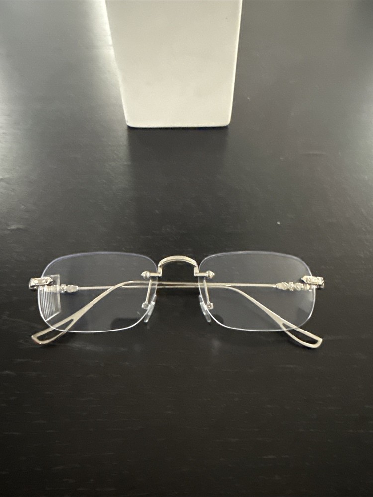 Chrome Hearts Glasses ( Clear & Gold )