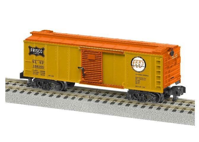 AMERICAN FLYER LIONEL 2019040 FRISCO FAST FREIGHT FREIGHTSOUNDS BOXCAR S GAUGE