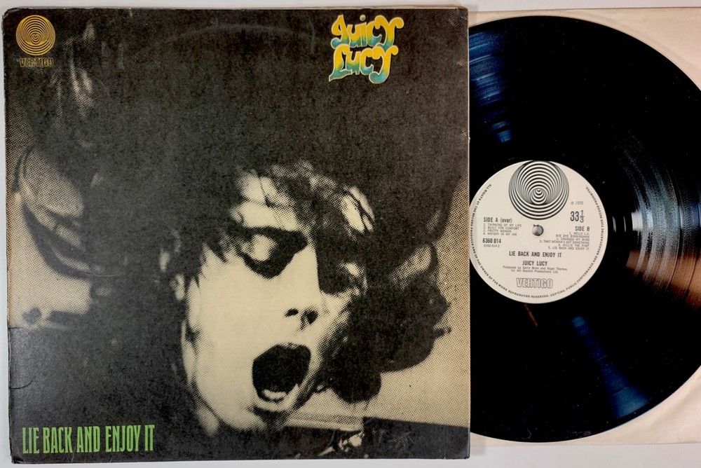 Juicy Lucy Lie Back and Enjoy It LP UK Vertigo Fold-out cover