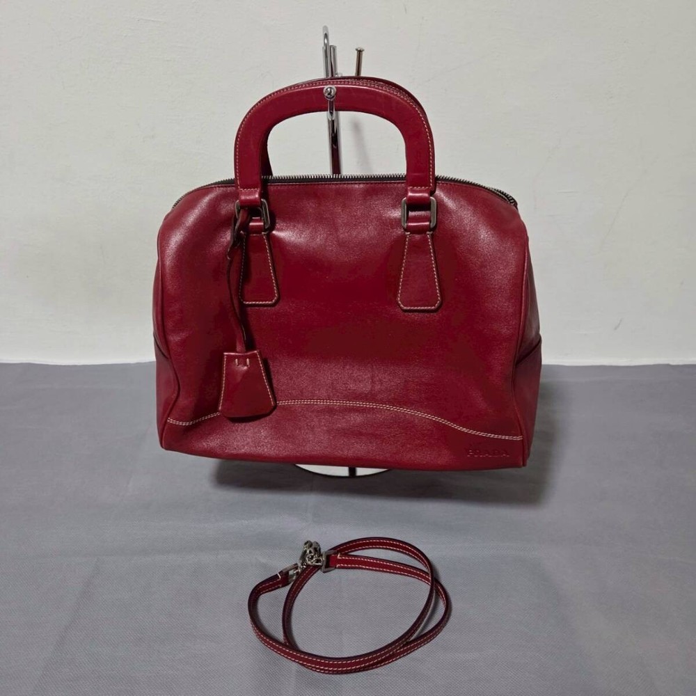 RARE PRADA 2Way Shoulder Bag with Lock Genuine Authentic Safe Deal