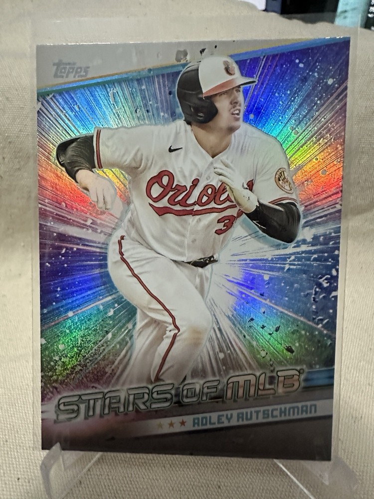Adley Rutschman Stars Of MLB Foil 2024 Topps Update Series Card #SMLB-66 Orioles
