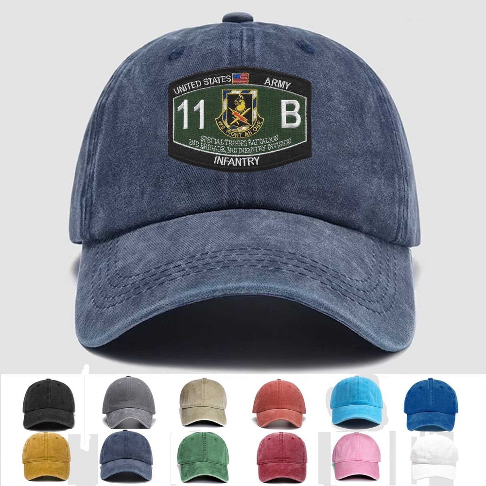 Custom Hat 11th Bravo Special Troop Battalion Military Occupational Specialty