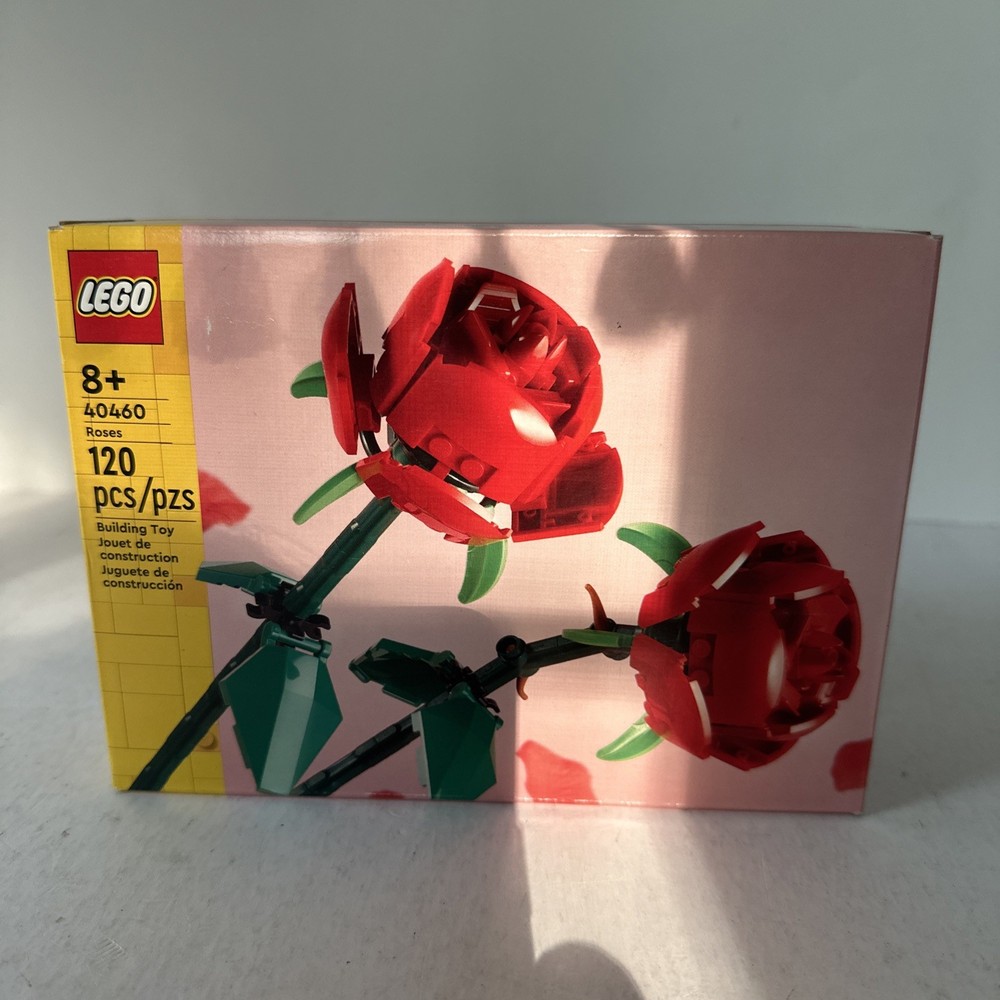 LEGO Roses Artificial Fake Roses for Home Decor Display 40460 Damaged Box