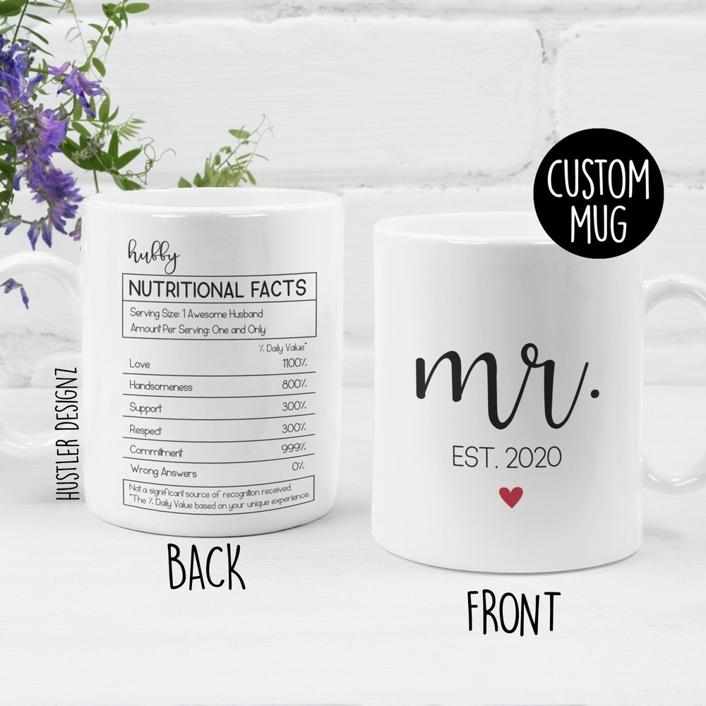 Husband Nutritional Facts Mug Husband Mug Gift For Husband Best Husband Ever