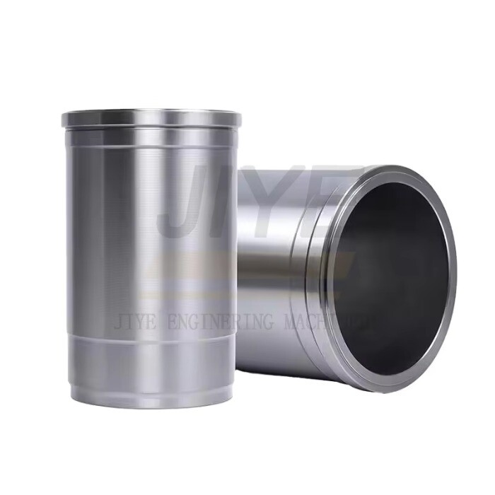 6PCS 8DC11 Excavator Cylinder Liner Kit for Mitsubishi Engine
