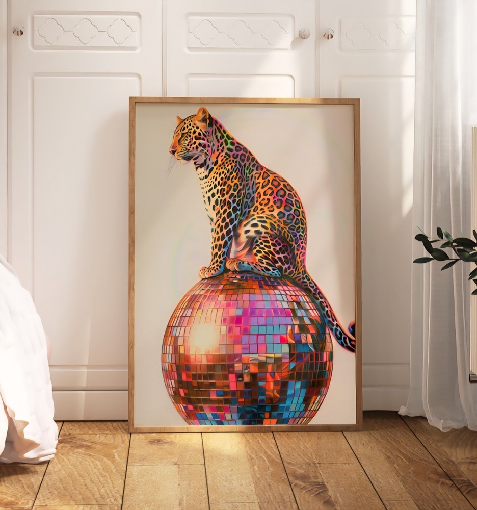 Leopard Poster 50cmx70cm BNWT Unframed
