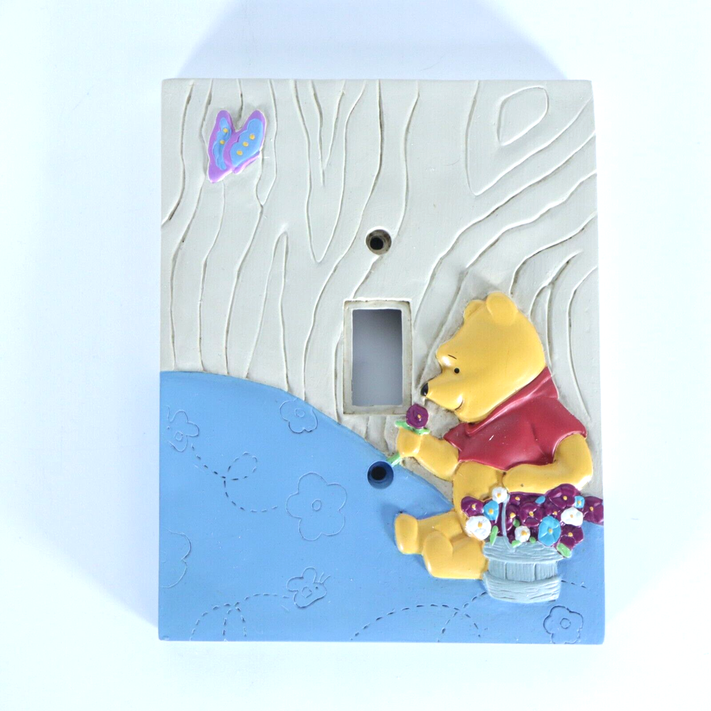 Winnie The Pooh 100 Acre Collection Switch Plate Sculpted Resin