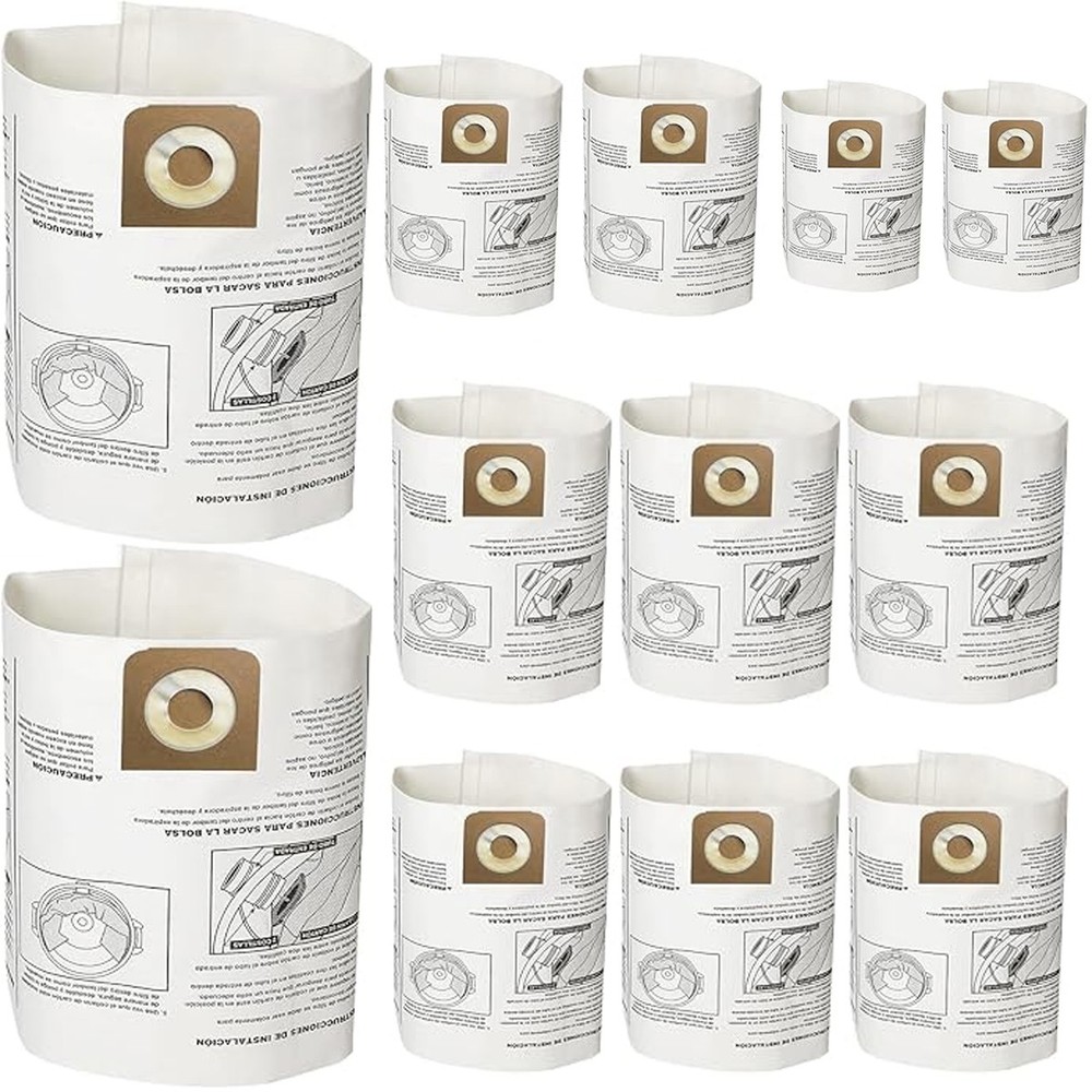 For Craftsman 16-20 Gallon Wet/Dry Vac Bags CMXZVBE38749, 38749/CMXEVBE17595