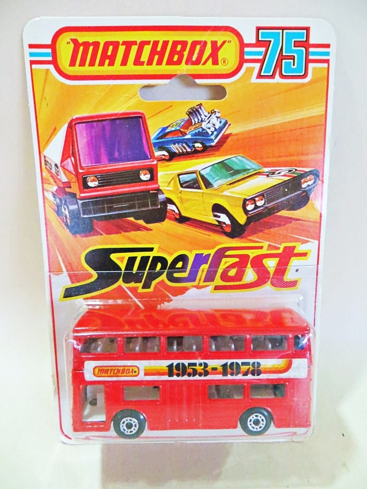 MATCHBOX 17 THE LONDONER RED LONDON BUS - MATCHBOX 1953-1978. MIB/BOXED/CARDED