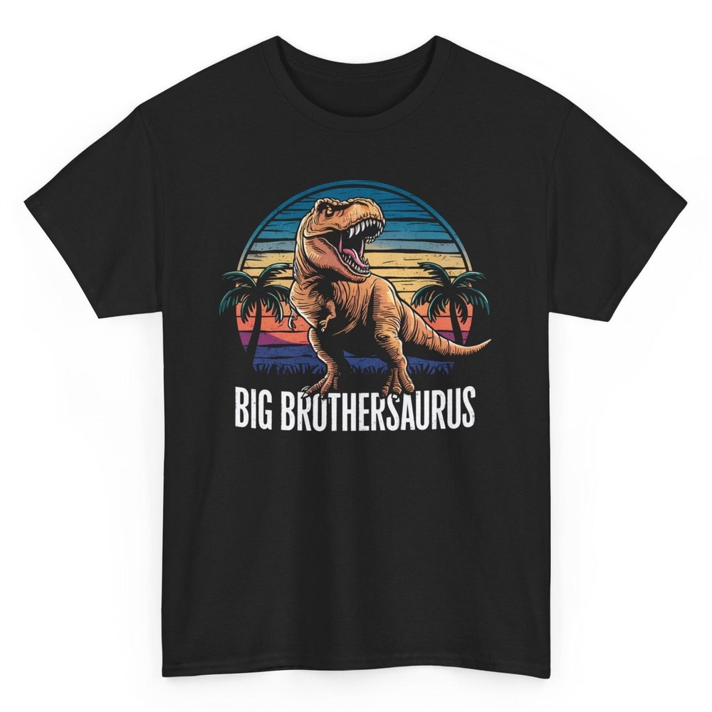 Big Brothersaurus Dinosaur T Rex T-shirt - Vintage Big Brother Novelty Tee