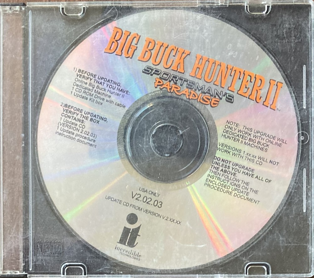 Big Buck Hunter 2. Sportsman's Paradise 2.02.03 Arcade Game Restore Software