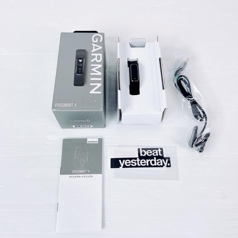 Garmin Vivosmart 4 Black Fitness Tracker with Heart Rate Monitor