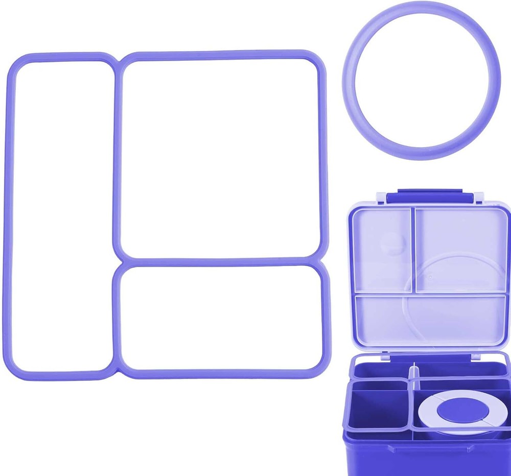 Lid Seal Gasket Replacement Kit for Kids Bento Lunch Box Exact Fit