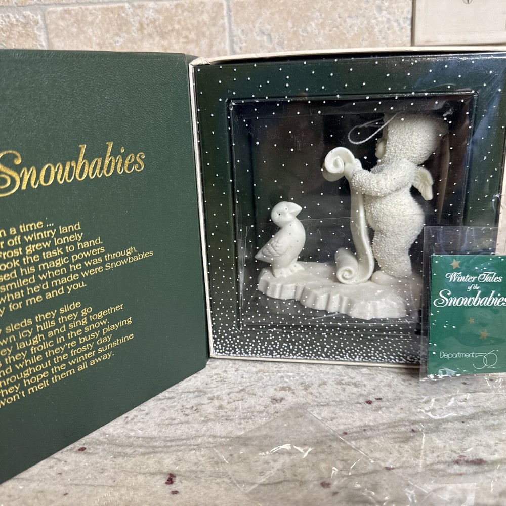 1995 Retired Dept 56 Snowbabies Are You On My List Collectible Figure