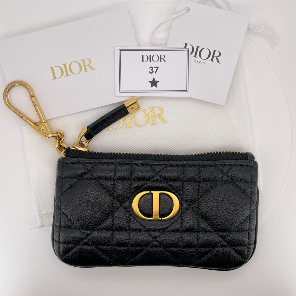 Dior Canage Fragment Coin and Card Wallet Pre-Owned Current Model