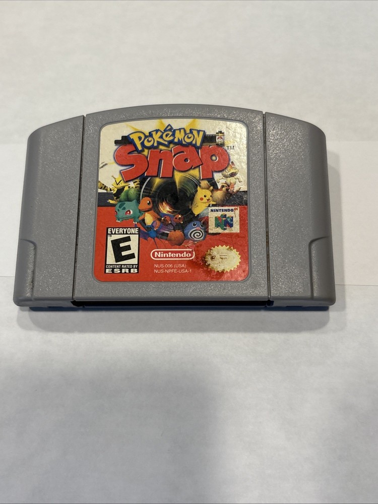 AUTHENTIC! Pokemon Snap - GAME ONLY  - NINTENDO 64  62a