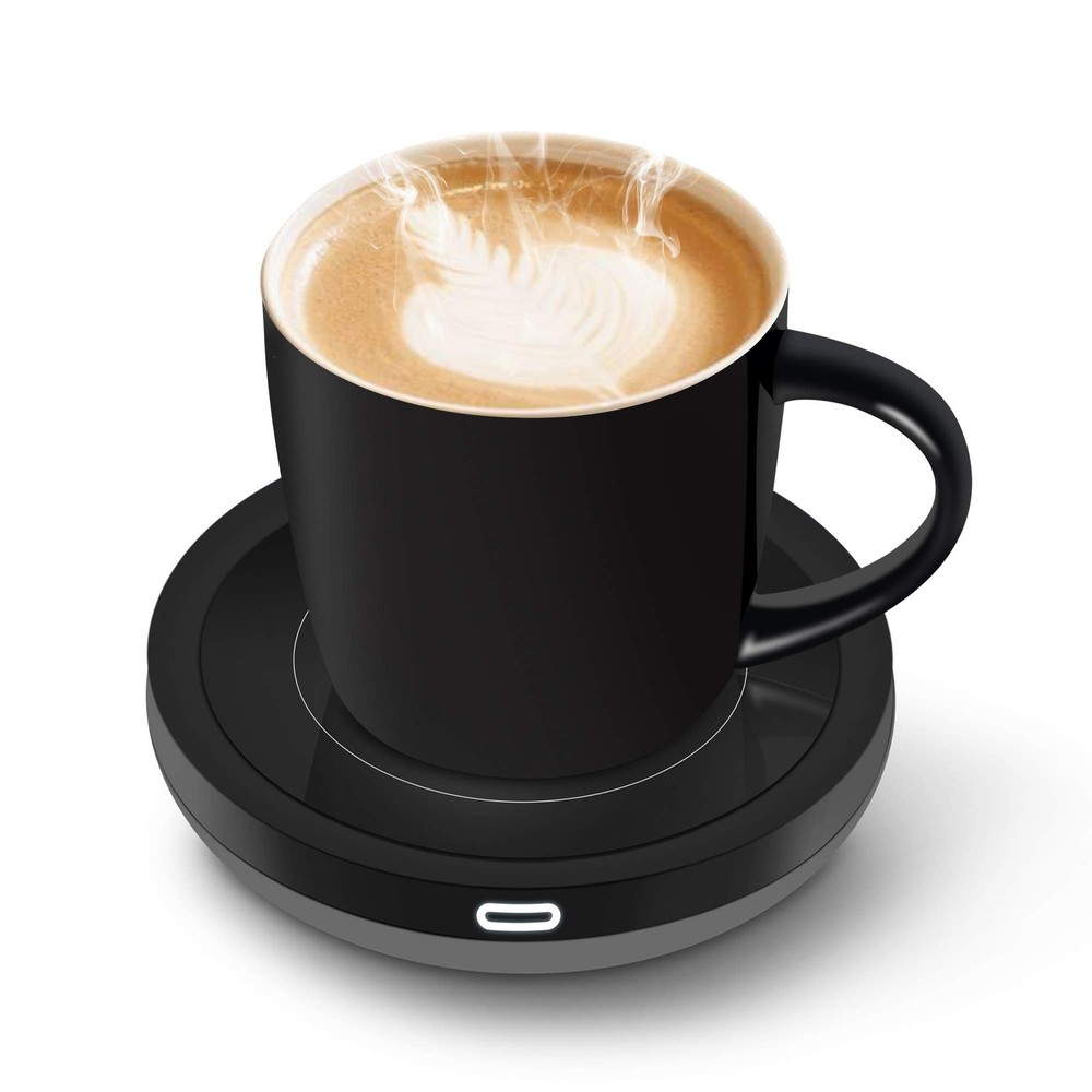 Smart Coffee Cup Warmer Set, Auto On/Off Gravity-induction Mug Office Desk Us...