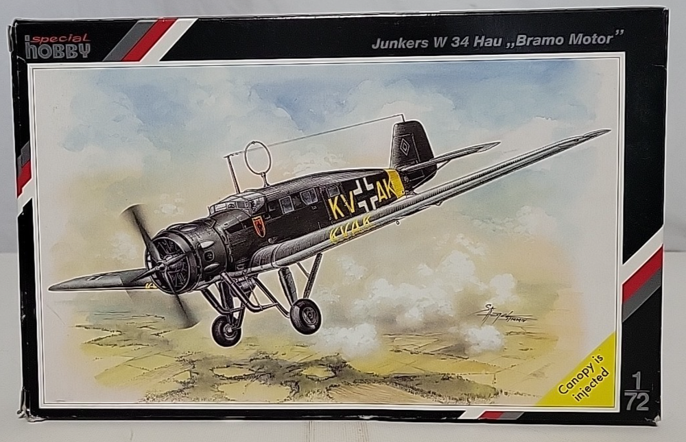 Special Hobby Junkers W 34 1/72 Scale Model Kit No. SH72061