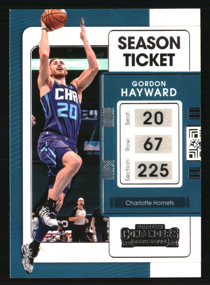 Gordon Hayward 2021-22 Panini Contenders #16 BASKETBALL Card