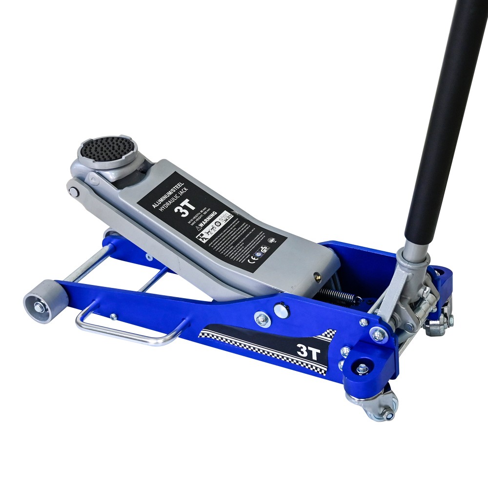 Aluminum-Iron Horizontal Jack with Additional Saddle 3-Ton (6000 lbs) Capacity