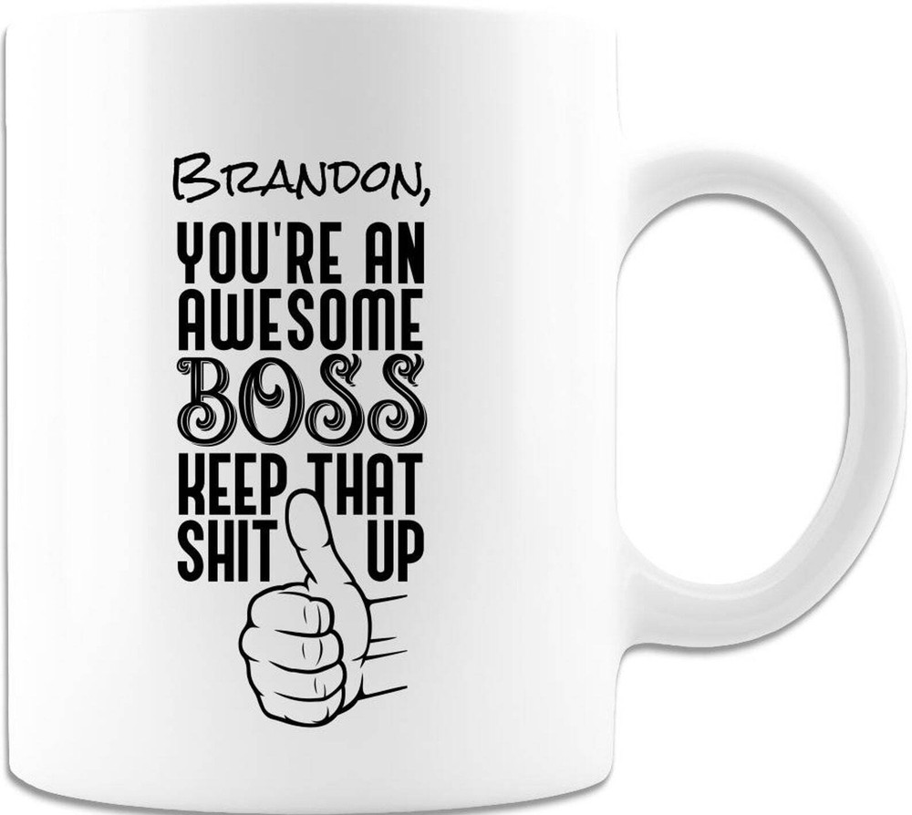 Personalized Coffee Mug For Boss Or Boss Lady Ideal Boss Day Gift  