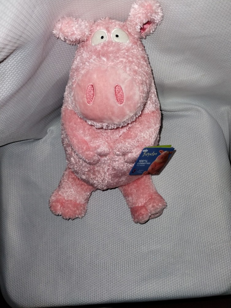 Boynton Pig Stuffed Animal Plush Pink 14inch Kohls Cares Fuzzy Comic Character