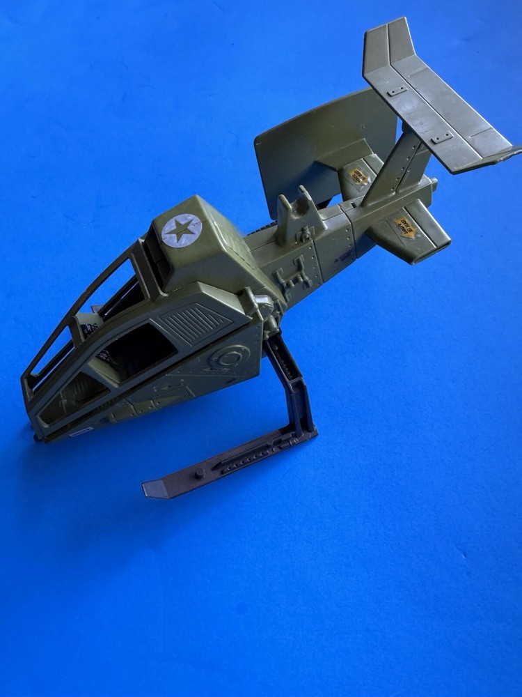 1984 Hasbro G.I. Joe Sky Hawk Action Figure Vehicle Incomplete Broken Skid