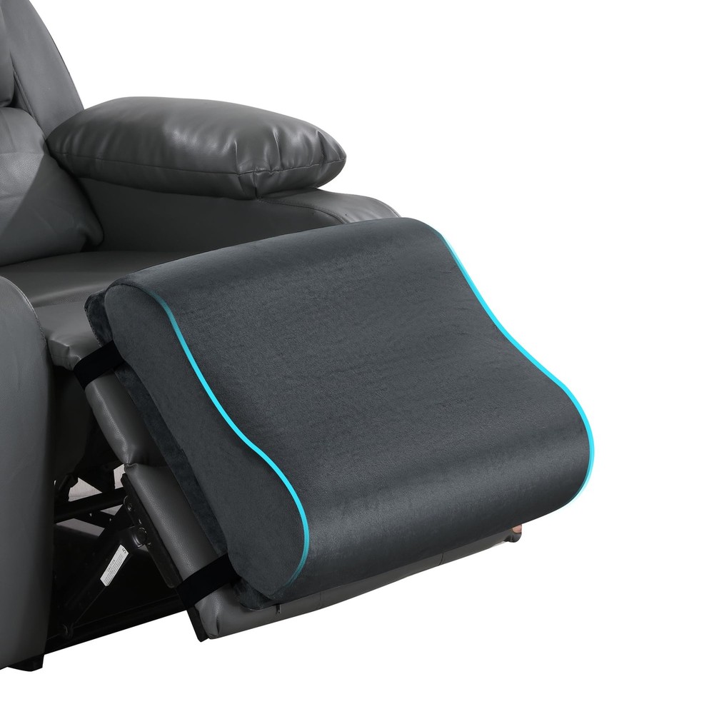 Adjustable Recliner Leg Rest Cushion with Widen Thicken Footrest Extension