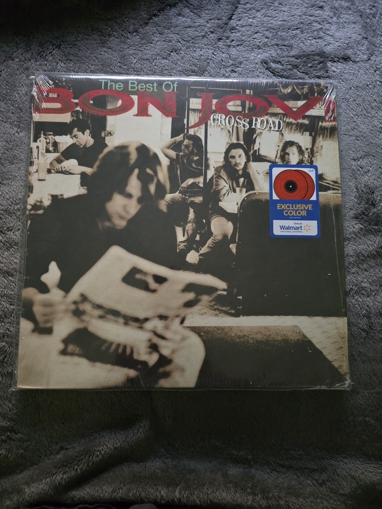 The Best of Bon Jovi Cross Road (2 Red LP Vinyl) Used
