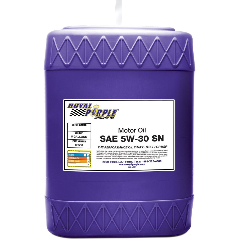 Royal Purple 05530 API-Licensed SAE 5W-30 High Performance Pack of 1