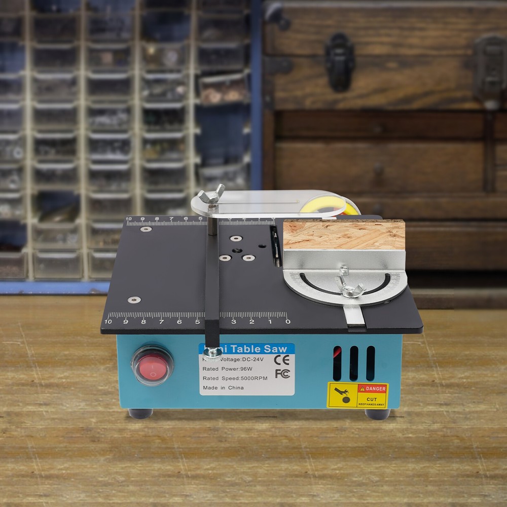 Mini Table Saw Adjustable Small Table Saw Adjustable Mini Table Saw with 4 Blade