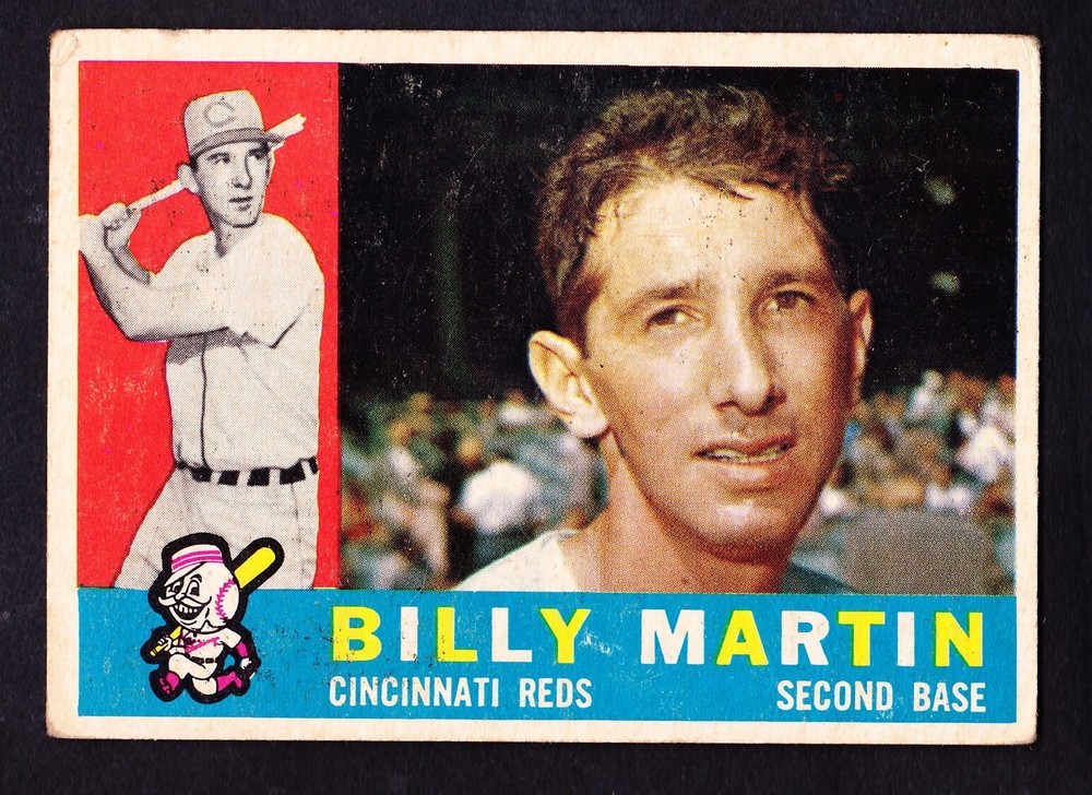 1960 Topps Billy Martin #173 Cincinnati Reds Baseball Card