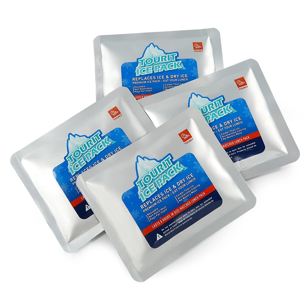 Reusable Ice Pack for Coolers Long Lasting Cooler Ice Packs for Cooler Bag Lu...