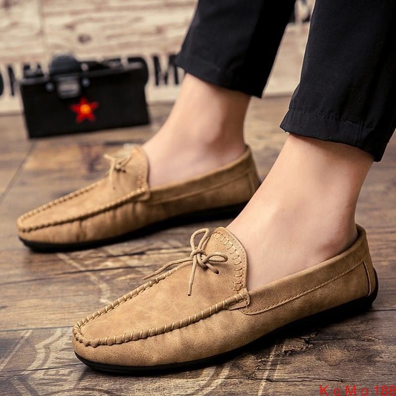 Men's Soft Moccasin Slip-On Loafers Comfy Casual Driving Boat Shoes