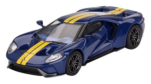 MINI GT 1/64 Ford GT Sonoco Blue LHD Diecast Model Car