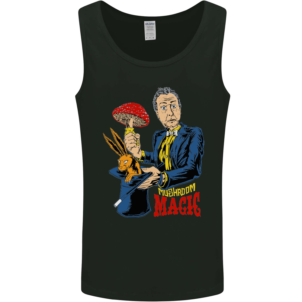 Mushroom Magic LSD Drug Culture Festival Mens Vest Tank Top