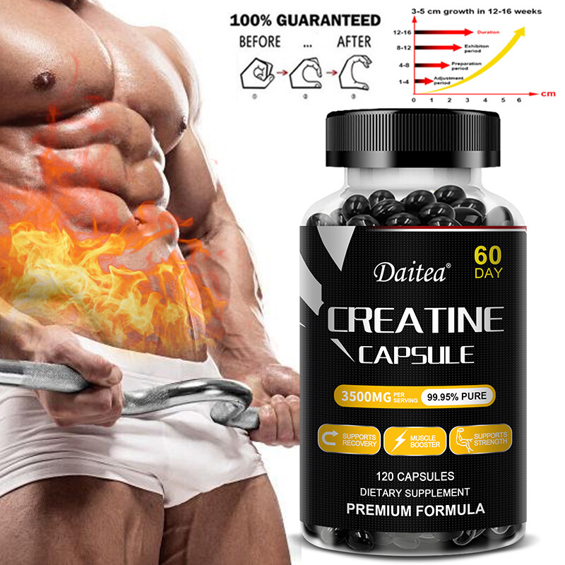 Creatine Monohydrate 3500mg- Energy&Endurance,Muscle Health,Testosterone Booster
