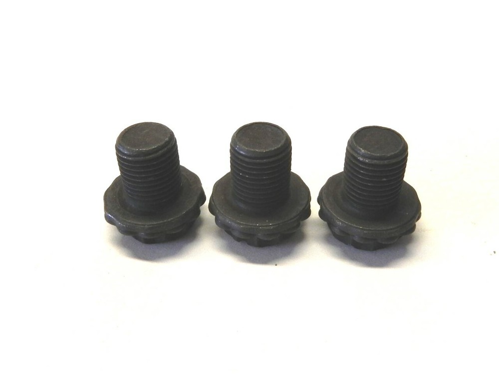 BOLT SCREW 3 PIECES GENERAL MOTORS PARTS GM # 12338080 NOS NEW OLD STOCK