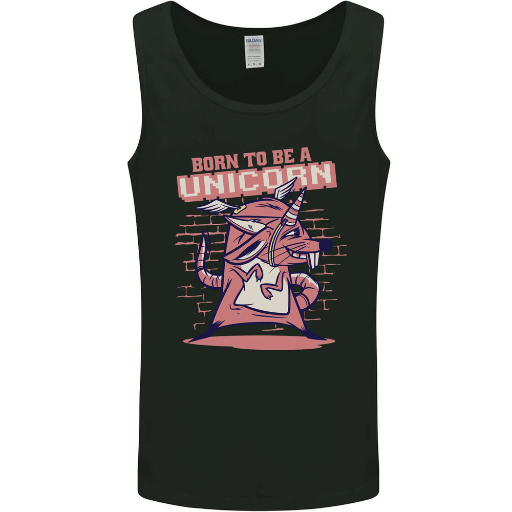 Funny Rat Unicorn Vest Tank Top for Men - Born to Stand Out