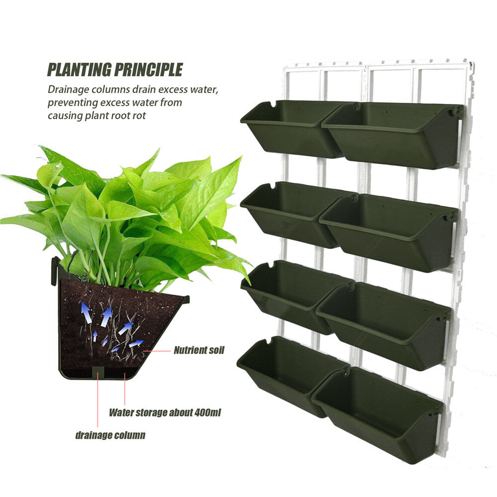 Vertical Garden Planter Pot -Wall Mounted Hanging Planter for Indoor/Outdoor New