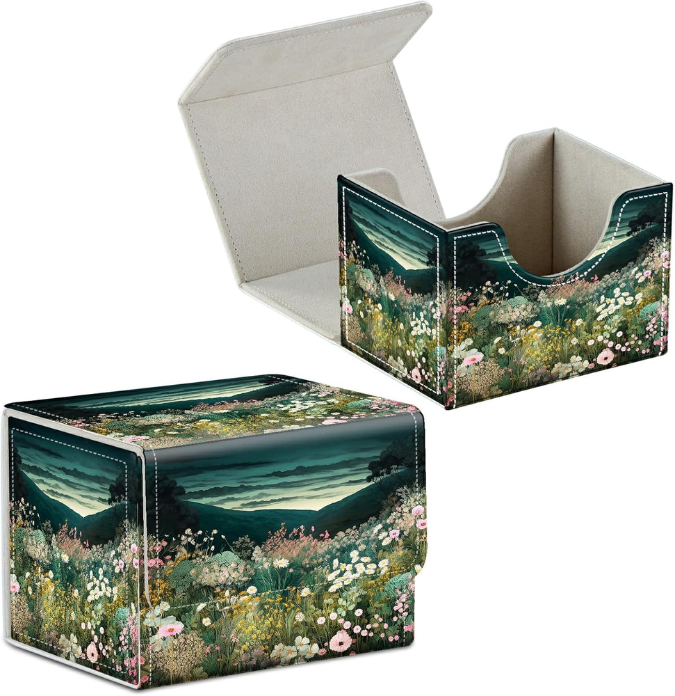 Card Deck Box for Trading Cards Commander Deck Box Card Storage Box with Strong