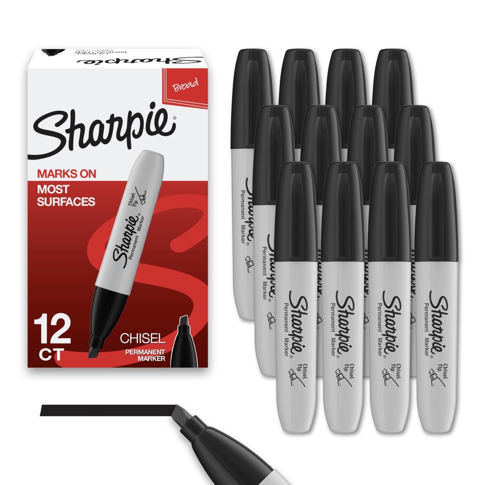 Permanent Markers, Chisel Tip Marker Set, Poster Markers, Markers For Wood
