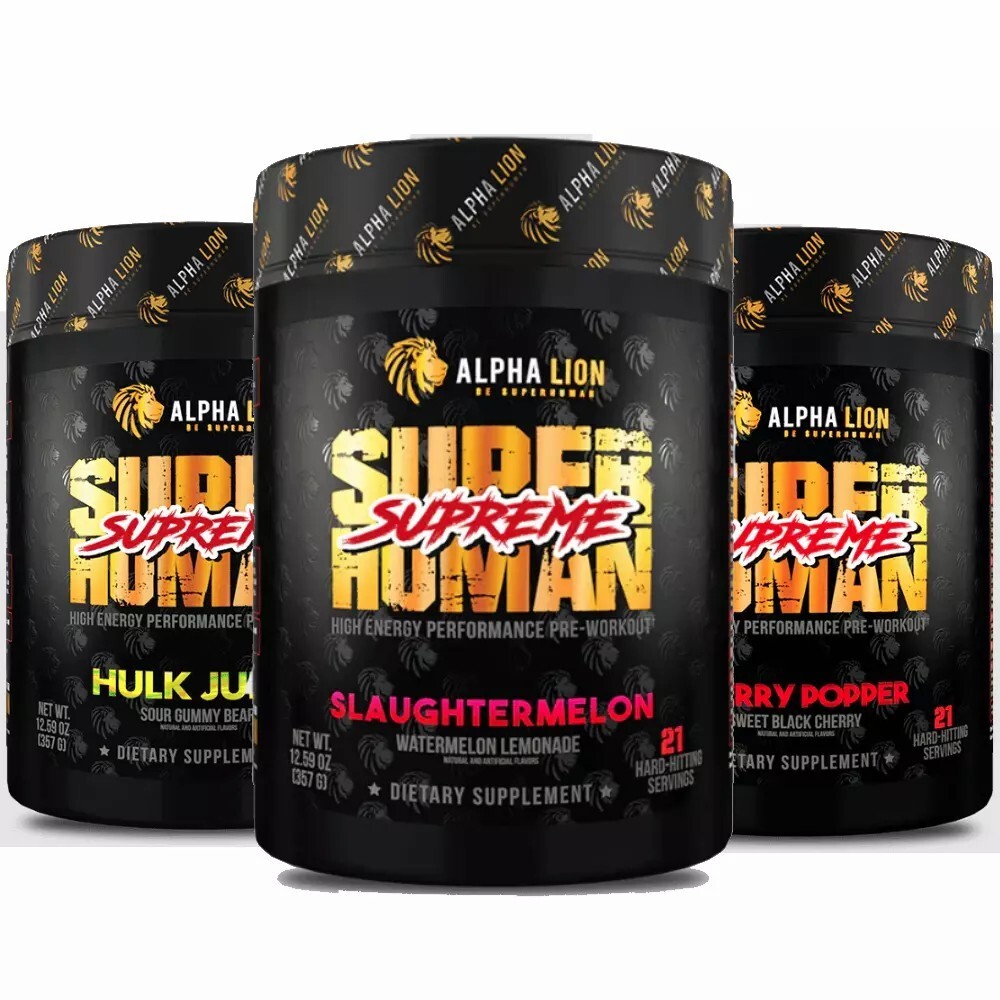 ALPHA LION Superhuman Extreme - 21 servings, Extreme Energy Pre Workouts Formula
