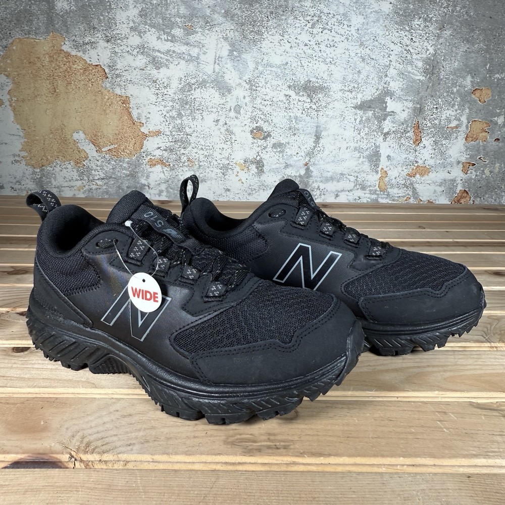 New Balance 510 V5 Womens Size 7W/ 5.5M Shoes Black All Terrain Sneaker WID510B5