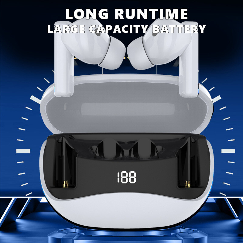 Wireless Bluetooth 5.3 Earbuds for iPhone 16 15 Samsung Galaxy Android Phones