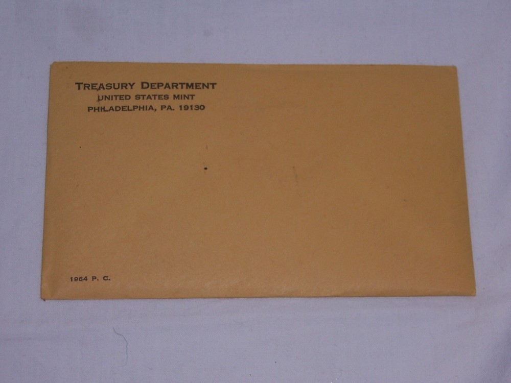 1964 PROOF SET US MINT The envelope containing the set is sealed/unopened
